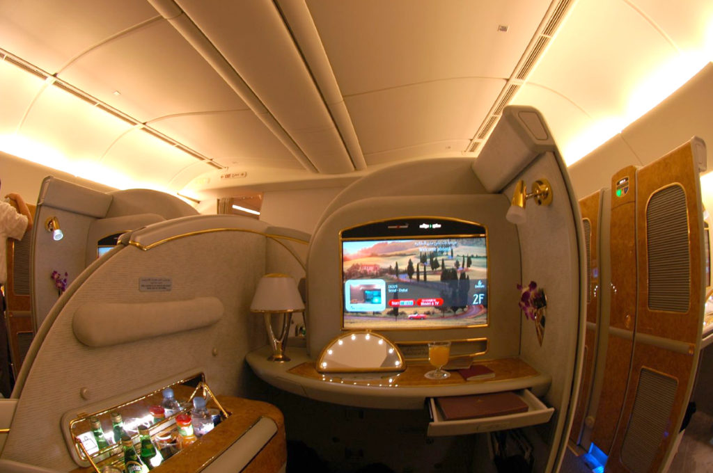 Emirates First Class Suite - Attainable with credit card rewards travel